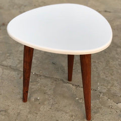 Triangular Coffee Table - White