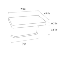 Wall Mounted Tissue Shelf