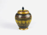 Vibrant Jar with Lid in Nakshi Art 7''x 5.5"