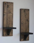 Solid Wooden Wall Logs set