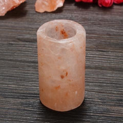 Cylinder Candle Stand Salt Lamp