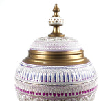Vibrant Jar in Nakshi Art 11.5''x 7"