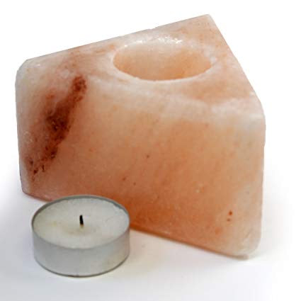 Triangle Shape- Candle Stand Salt Lamp
