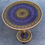 Artistic Table with nakshi art top  - Purple