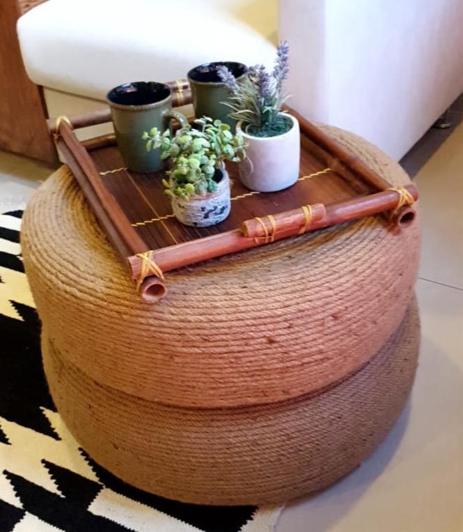 Handmade Jute Floor Seat