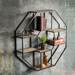 Octane Metal Wall rack with shelves