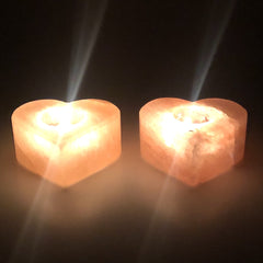 Heart Shape Candle Stand Salt Lamp