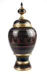 Vibrant Jar with lid in Nakshi Art - 16"x 7.5"