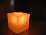 Square Block-Candle Stand Salt Lamp