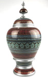 Vibrant Jar in Nakshi Art 16"x 8"