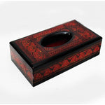 Wooden Tissue Box - Nakshi - 10" x 5" x 3" - waseeh.com