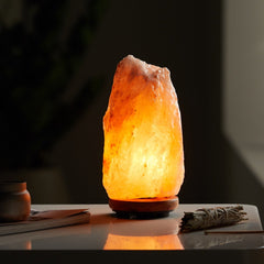 Pink Rock Salt - Table Salt Lamp - waseeh.com