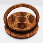 Wooden Fruit Basket - 12" - waseeh.com